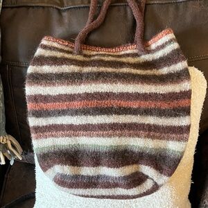 Handmade Wool Felted Tote.